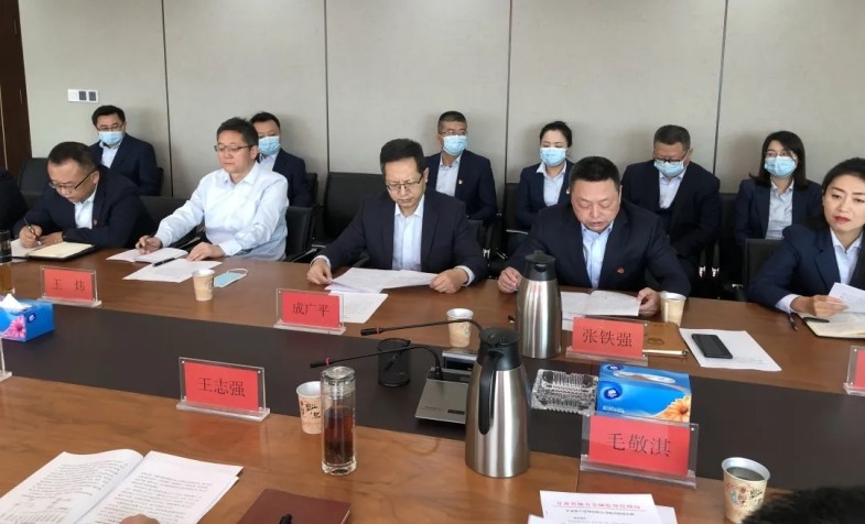 王志强一行到甘肃资管调研领导工作